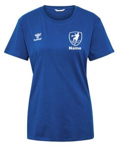 hmlGO 2.0 T-SHIRT S/S WOMAN - BLAU