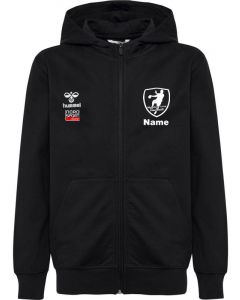 hmlGO 2.0 ZIP HOODIE KIDS - SCHWARZ