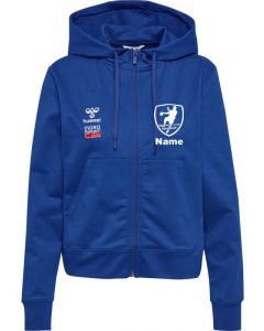 hmlGO 2.0 ZIP HOODIE WOMAN - BLAU